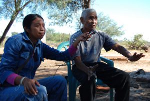 La colecta de testimonios de la historia de los nivaclé fueron grabados por los propios indígenas. 